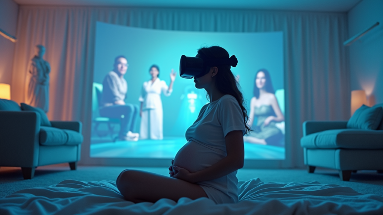 simulador de parto en realidad virtual