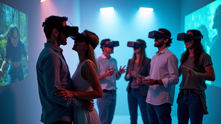 realidad virtual en pareja