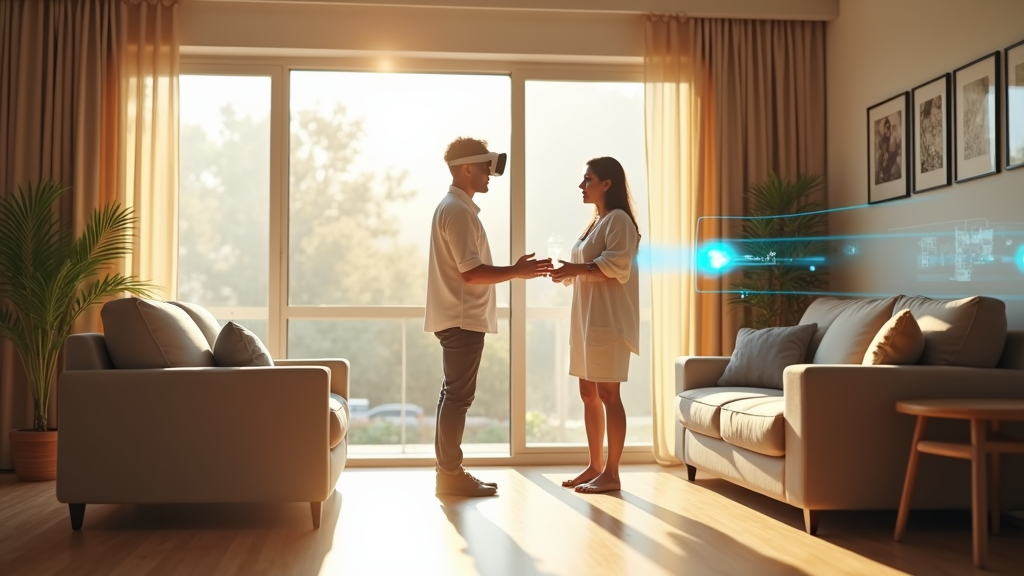 Equipo sociosanitario en el piso adaptado