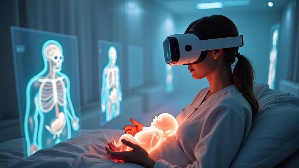 Simulación de parto en realidad virtual