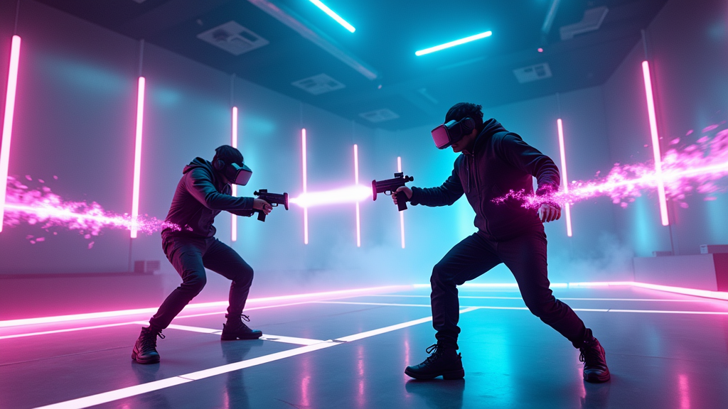 Duelos VR en Blaston