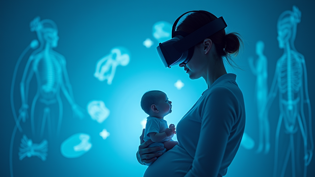 parto en el metaverso