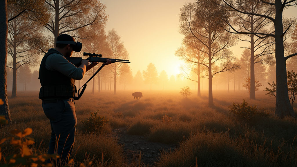 Un jabalí en el bosque