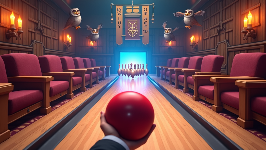 Escena del juego Owling. Crowling. Bowling!