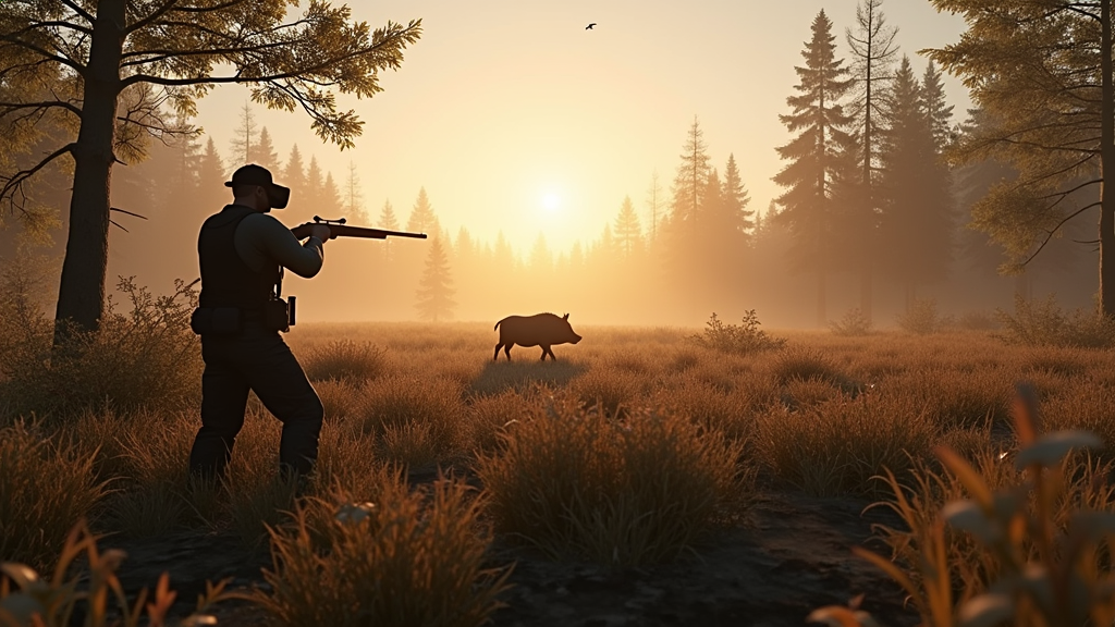 Simulación de caza en realidad virtual