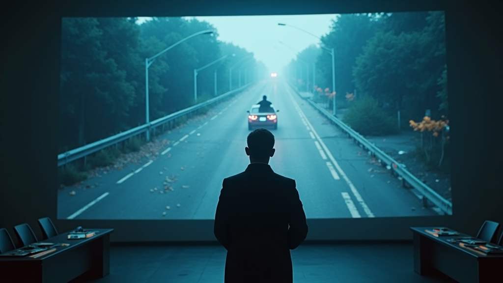 Usuario con discapacidad visual explorando con tecnología VR