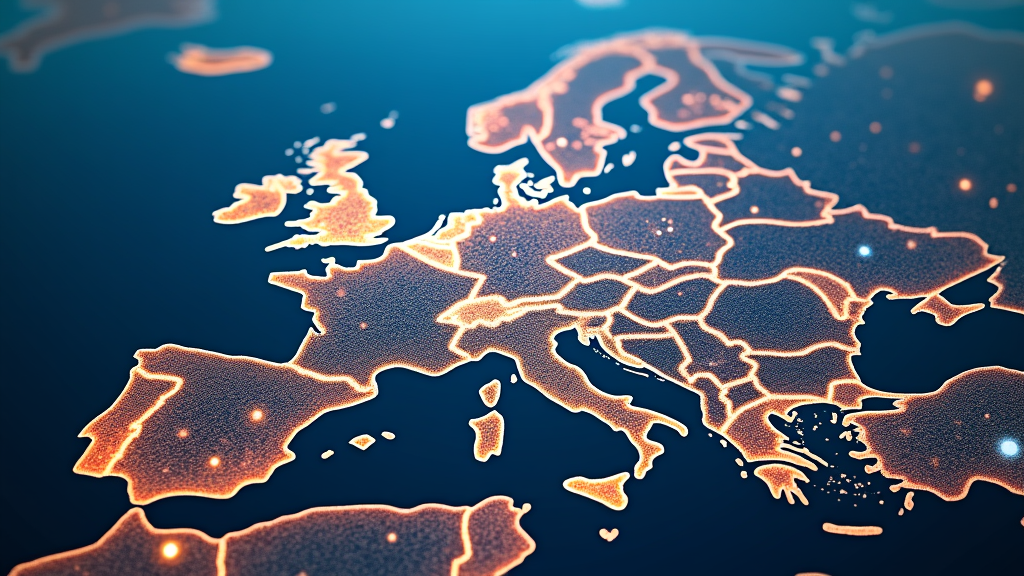 Ilustración abstracta representando la conexión neuronal y la IA