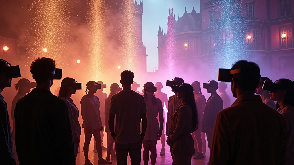 Impresionante león en una de las Experiencias VR de VRINKA en Madrid Norte