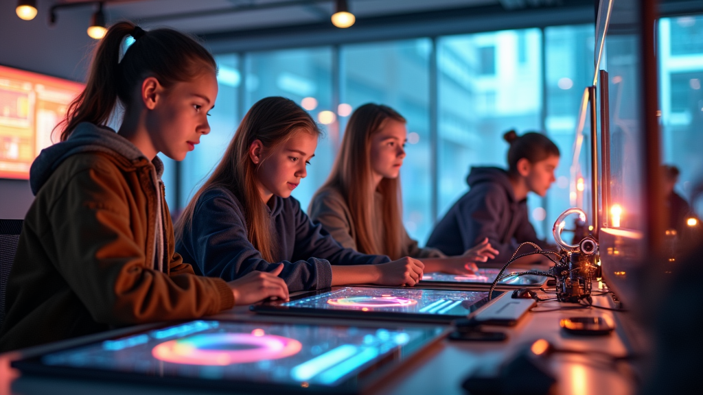 Concepto de innovación y aprendizaje en el Primer TUMO Latinoamérica Robótica, simbolizando el despertar de nuevas habilidades en jóvenes.