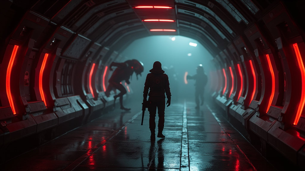 Comparación gráfica entre la versión VR y sin VR de Alien Rogue Incursion