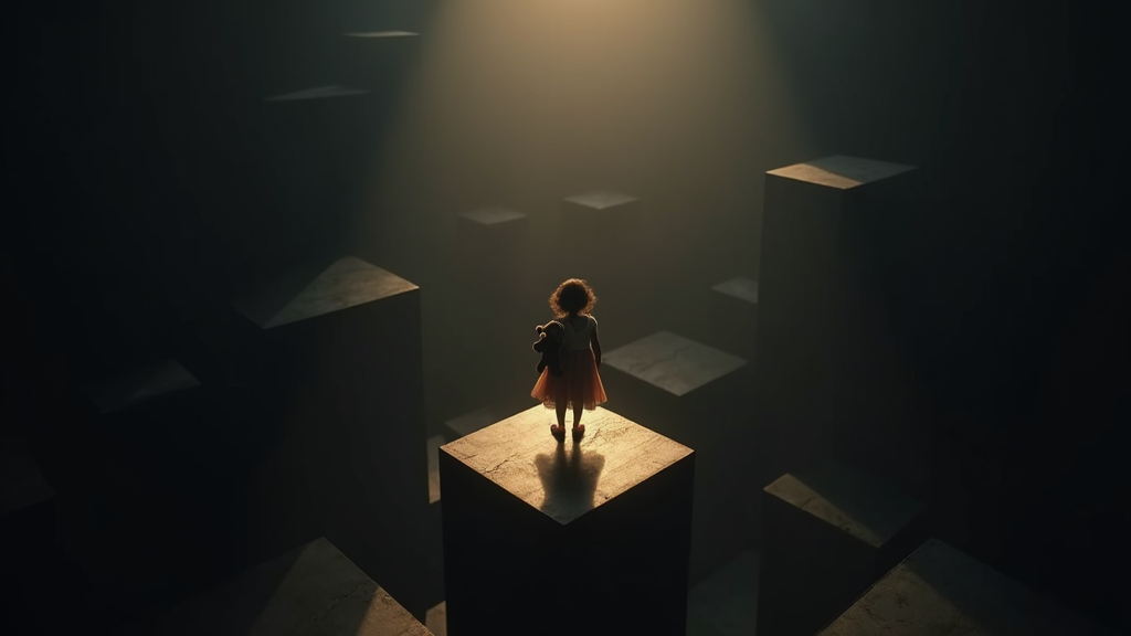 Entorno minimalista y surrealista de Cubesc VR