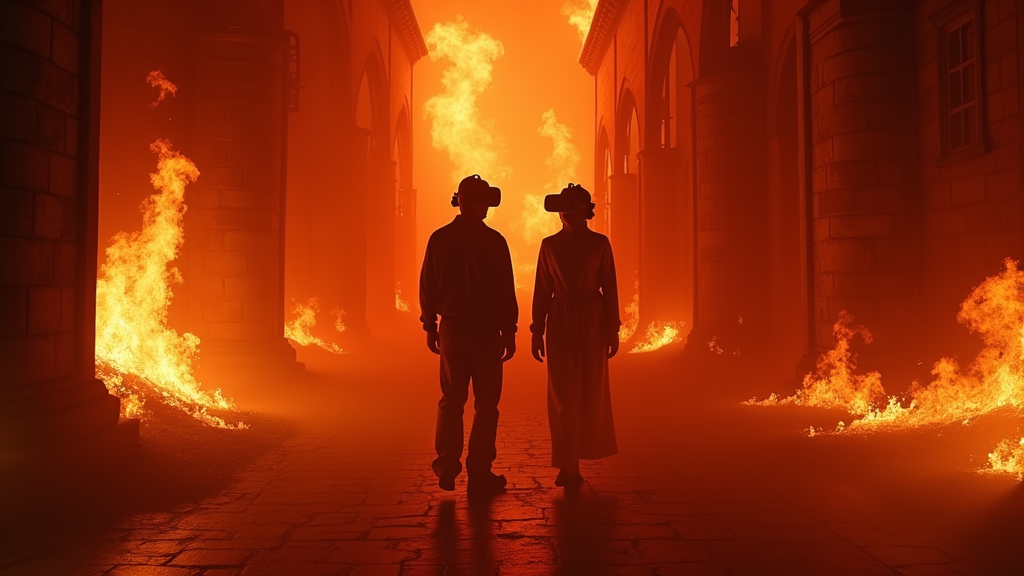 Notre-Dame on Fire