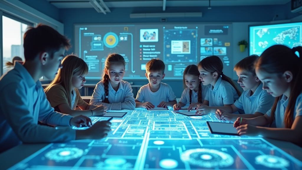 Estudiantes del IES La Aldea colaborando en su proyecto Robótica IES Aldea Acceso Seguro para mejorar la seguridad escolar con tecnología