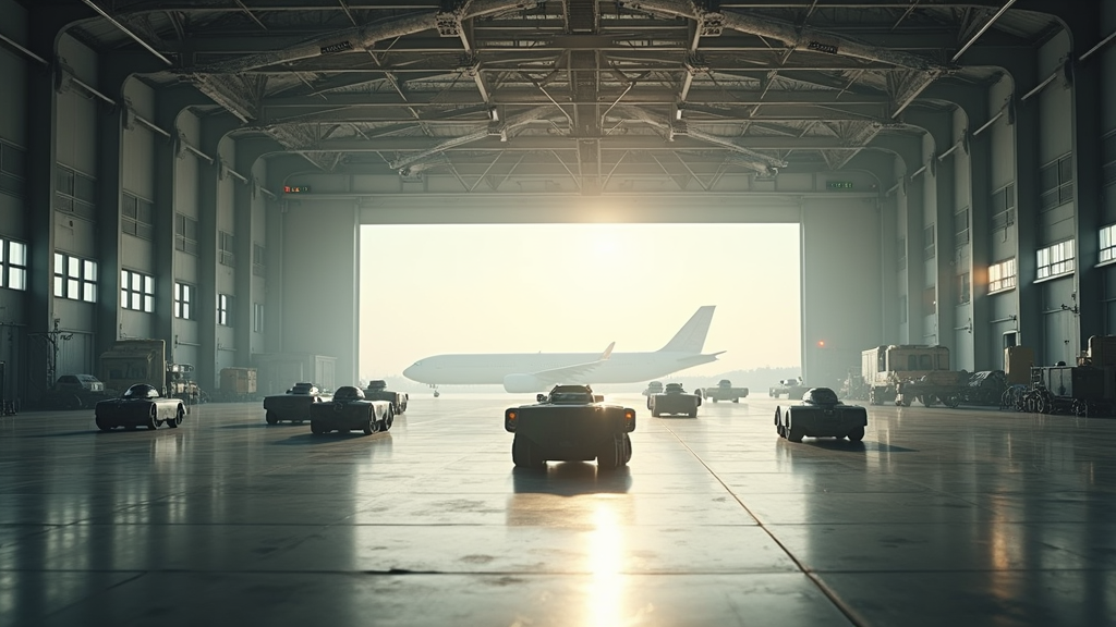 Robot asistente de robótica móvil aeroportuaria ofreciendo información