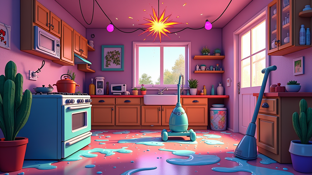 Entorno caricaturesco y colorido del juego TaskTwist