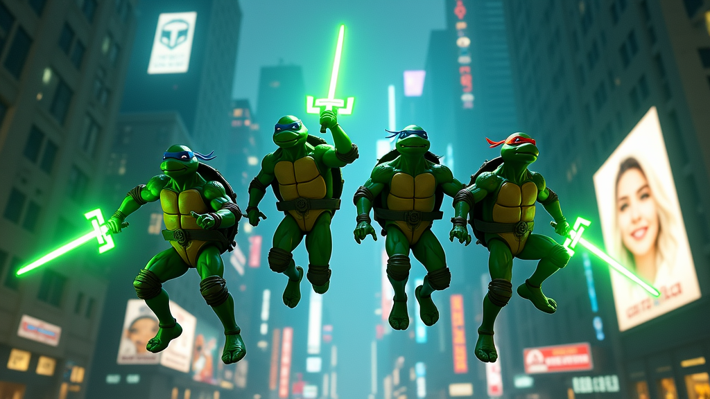 Modo multijugador cooperativo en Tortugas Ninja Empire City VR