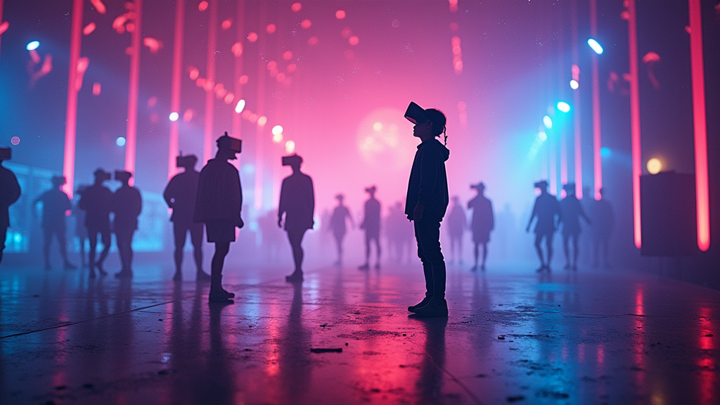 Visión futurista de las raves en el metaverso y consideraciones sobre la salud mental