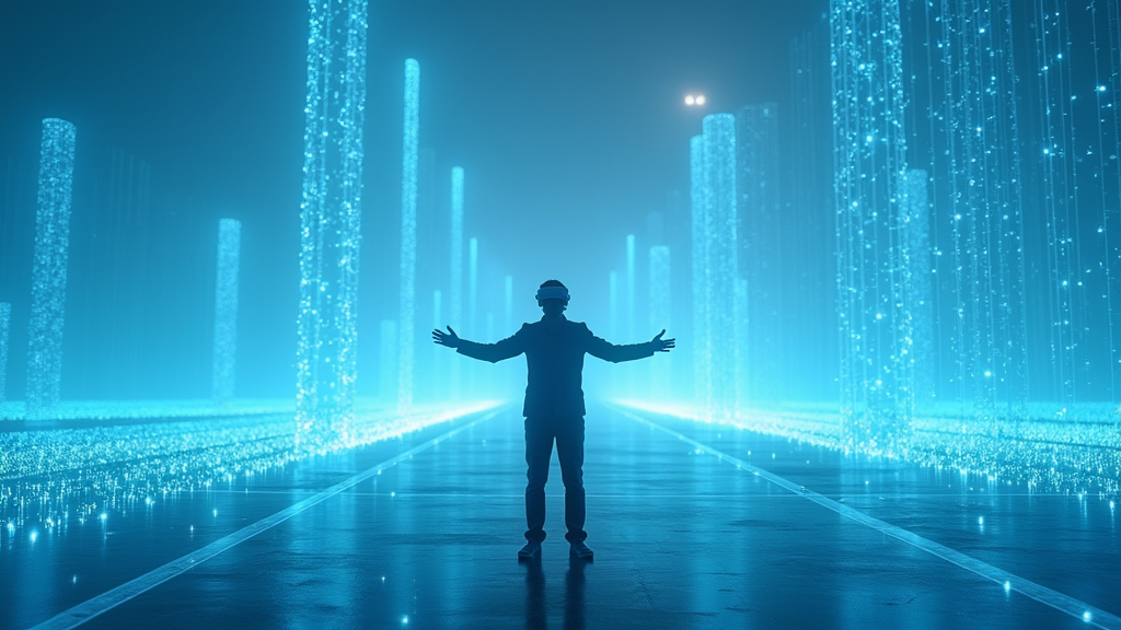 Estudiantes utilizando realidad virtual en un aula