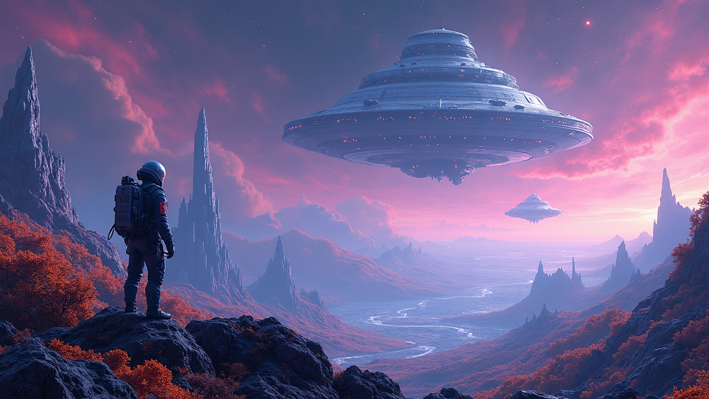 Exploración de un planeta alienígena en No Man's Sky VR para este análisis
