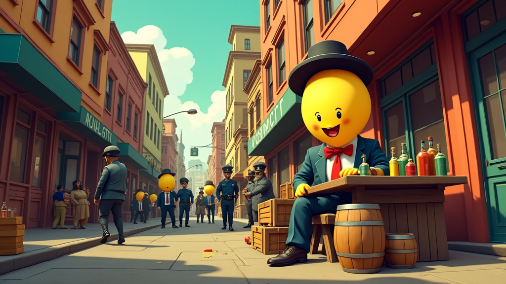 Distritos coloridos de New Yolk City en Prison Boss Prohibition VR