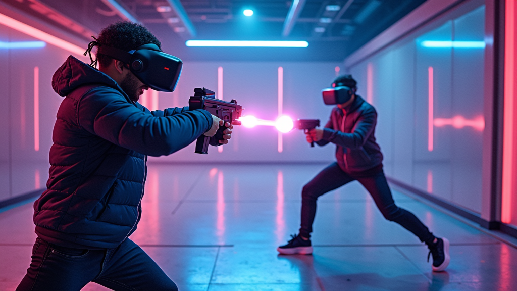 Modernas instalaciones de Virtua Barcelona preparadas para emocionantes duelos VR Blaston