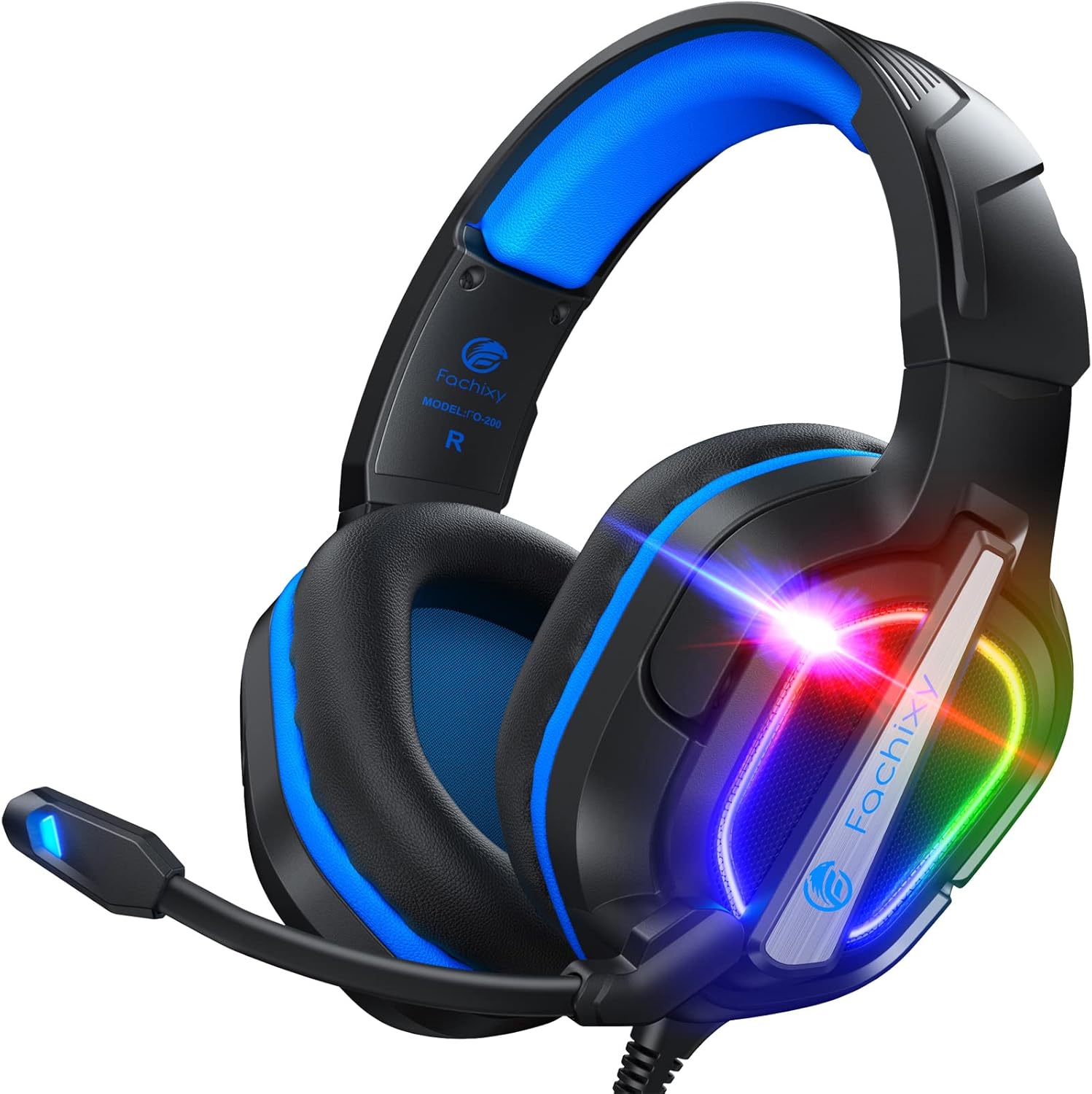 Caja del Fachixy FC200 Gaming Headset junto a un botón de 'Comprar Ahora'