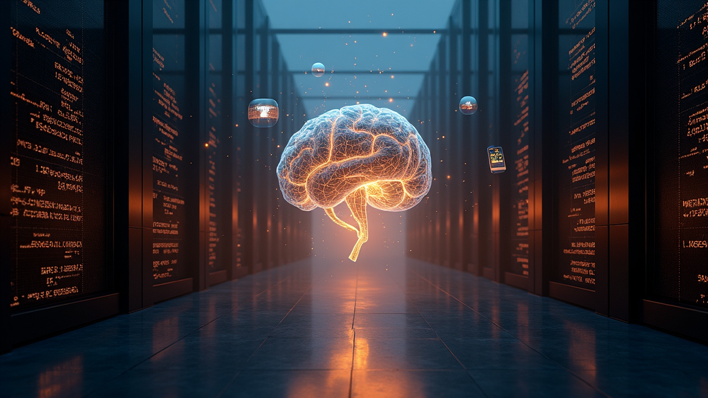 Ilustración de un león representando la fuerza y liderazgo que Apple busca con una potencial Apple IA adquisición Mistral para dominar el mercado.