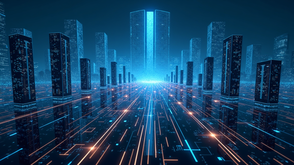 Ilustración conceptual que muestra la convergencia de la IA y la tecnología Web3 en la transformación financiera que está impulsando Meta.