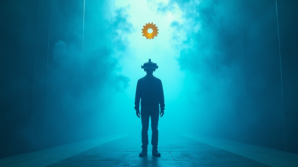 Gráfico comparando el potencial VR y la realidad, con Valve Project Deckard VR como esperanza