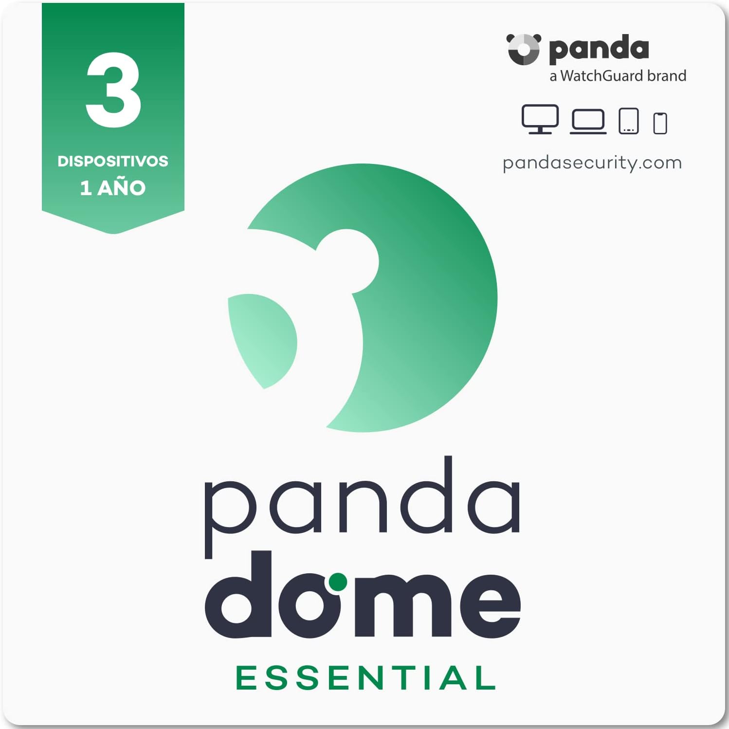 Botón para comprar Panda Dome Essential 2025 al mejor precio y proteger tus dispositivos