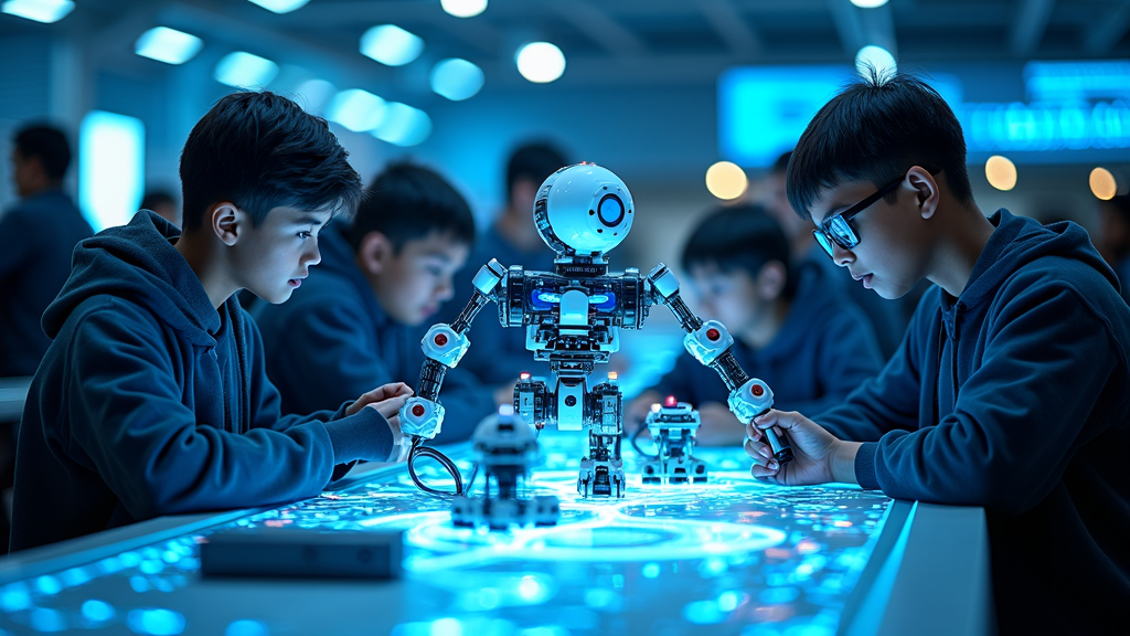 Ilustración de la creatividad y la tecnología que impulsa la World Robot Olympiad Final Nacional Cáceres 2025