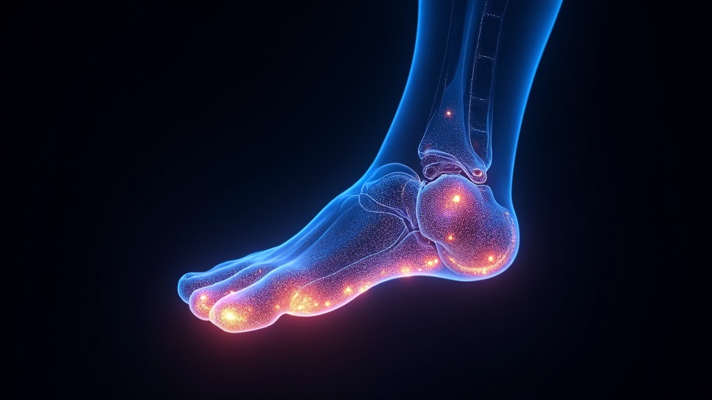 Esquema del funcionamiento de la IA con cámaras térmicas para el pie diabético