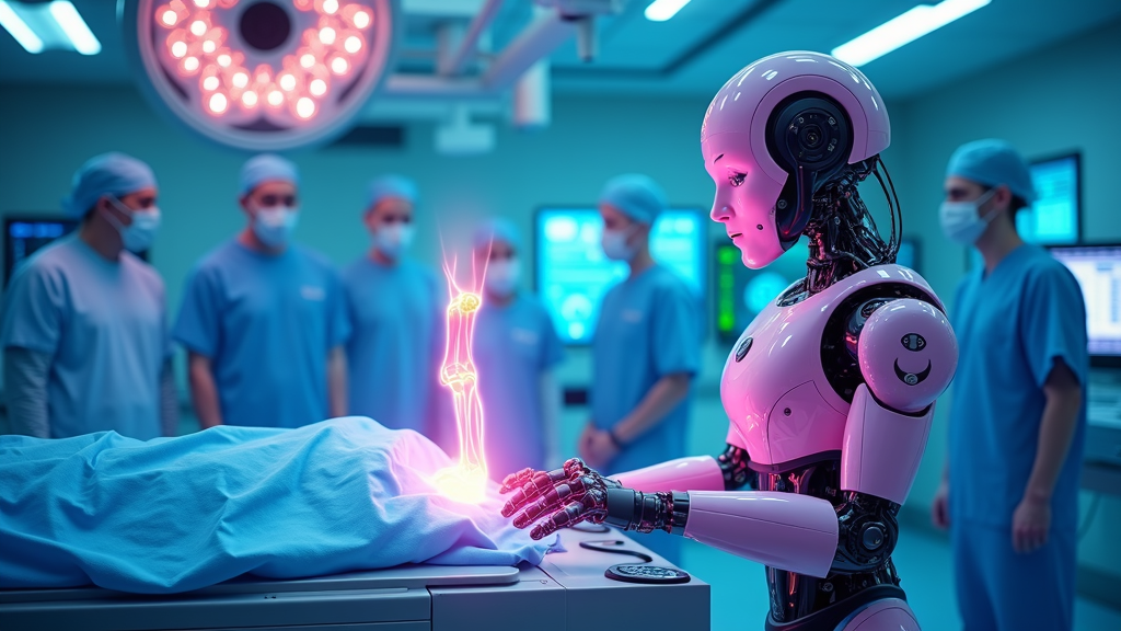 Robot Rosa Cirugía Rodilla