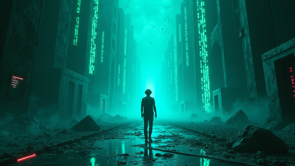 Los cruciales fragmentos de datos que el jugador debe recolectar en Data Rot, como se detalla en este análisis VR.