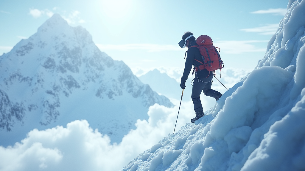 escalar Everest realidad virtual