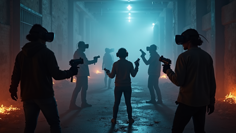 experiencia realidad virtual zombis