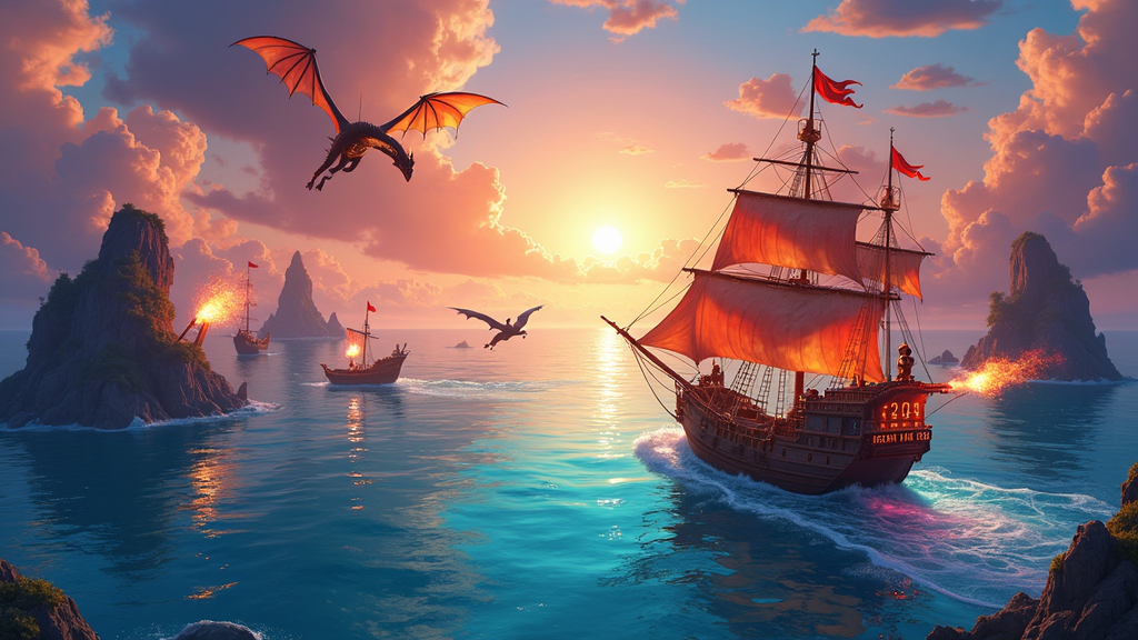 Exploración del archipiélago en Dragons Reef VR, parte de nuestro análisis naval.