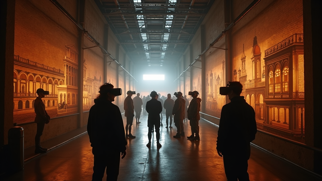 Recreación artística de la experiencia Munoa VR Escape Room en la Finca Munoa.