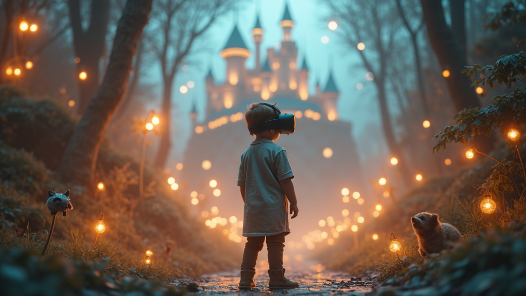 Mundos de fantasía medieval en el Virtual HHeroeSS videojuego VR para TDAH