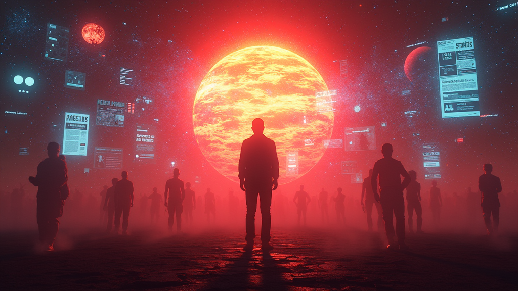 Representación visual de un elefante en una habitación, simbolizando el impacto masivo de la inteligencia artificial que exige una reflexión filosófica profunda.