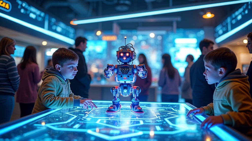 Jóvenes aprendiendo a controlar drones en el Programa Robótica Verano Niños Asheboro, una experiencia de aprendizaje práctico.