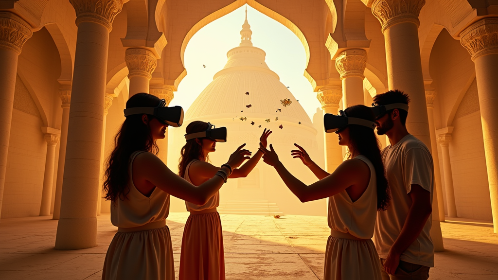 Equipo resolviendo enigmas en el Escape Room Prince of Persia VR