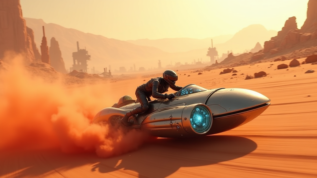 Personalización de vehículos en V-Racer Hoverbike, un aspecto clave del juego analizado.