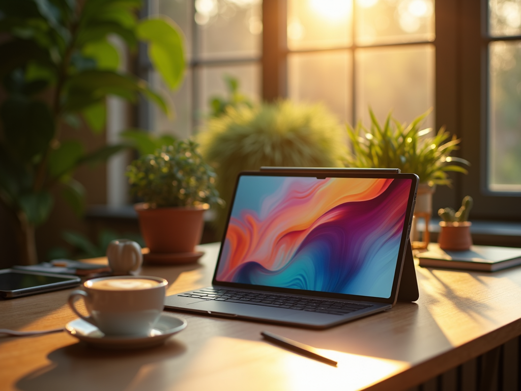 Una persona usando la Samsung Galaxy Tab A9 Plus en un sofá para entretenimiento y trabajo