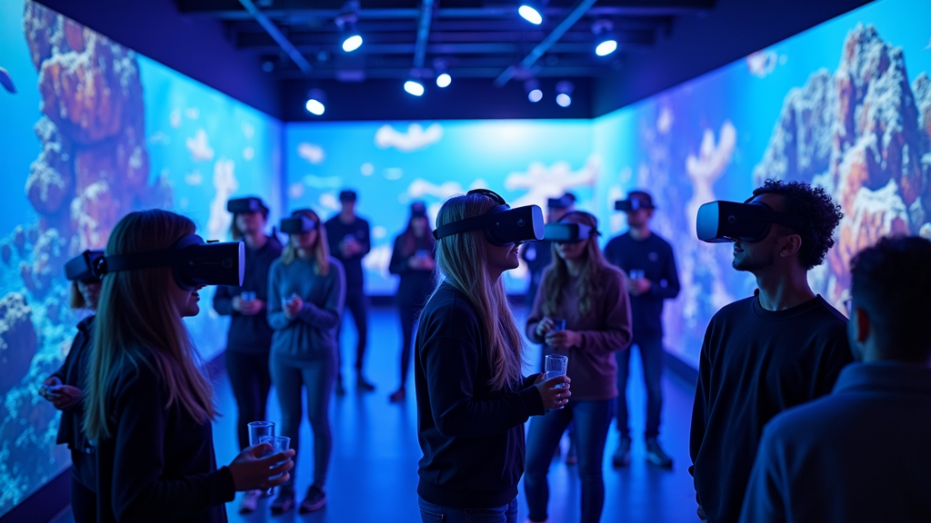 Detalle del equipo de VR de última generación, listo para una experiencia inmersiva en Virtua Barcelona.