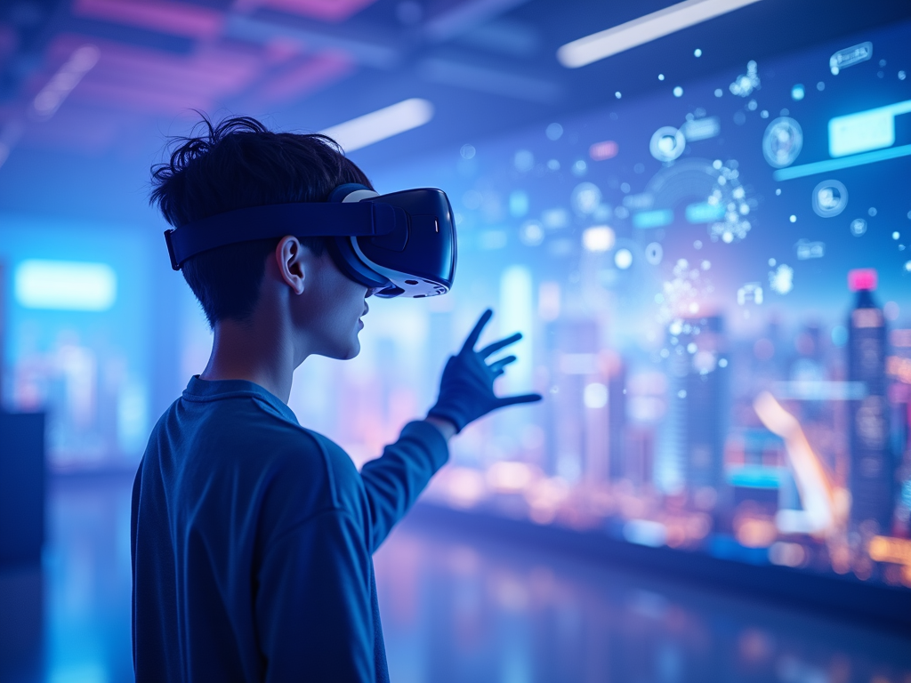 Un profesional creativo usando el pendrive SanDisk Ultra Luxe 128GB en un entorno de trabajo moderno.