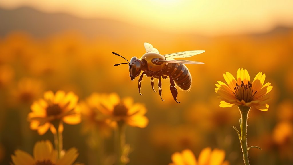 abeja robótica polinización MIT