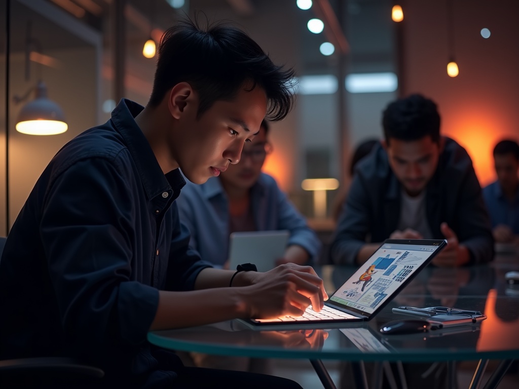 Usuario disfrutando de una película en la tablet Xiaomi Redmi Pad SE en el sofá