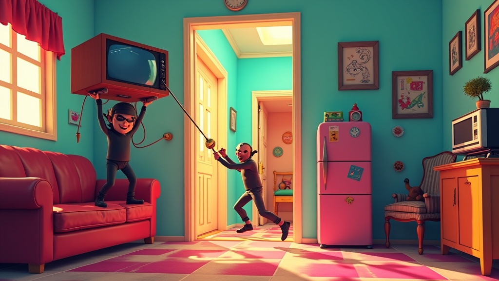 Análisis del entorno generado proceduralmente en The Break-In VR Cooperativo