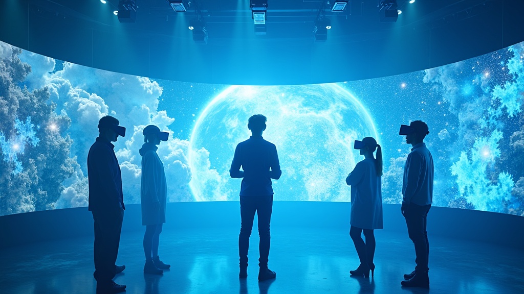 Visitantes en la experiencia inmersiva Dalí Cybernetics, una de las creaciones de Layers of Reality.